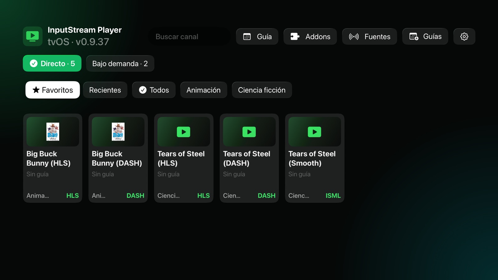 Library on Apple TV